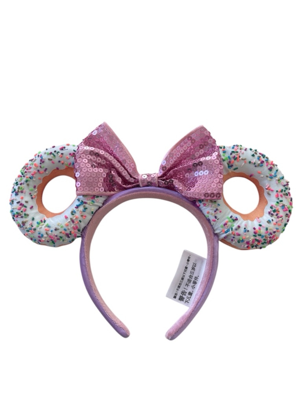 Disney Parks Frosted Donut, Eats Collection, Minnie Mouse Disneyland Ears